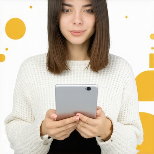 Multidevice Black Friday Shopping Setup Person browsing TV deals on various devices simultaneously during Black Friday