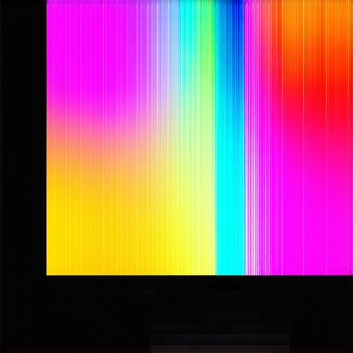 A technician calibrates a 4K OLED TV using specialized tools to ensure color accuracy and performance.